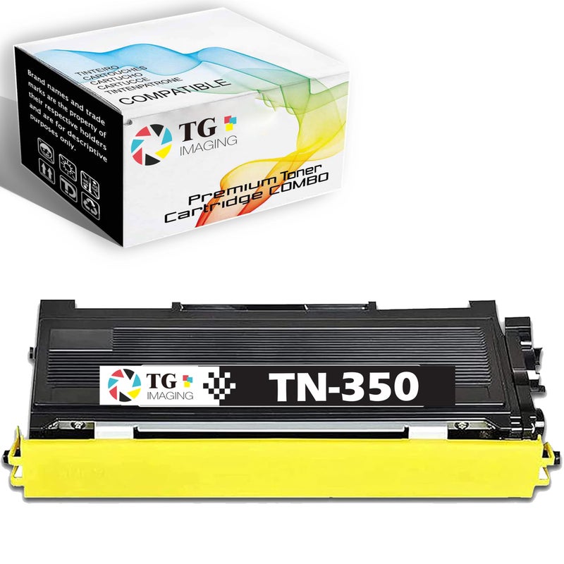 TG Imaging Compatible TN-350 Toner Cartridge Replacement for Brohter TN350 TN 350 for HL-2030 HL-2040 HL-2070N HL-2035 HL-2037 HL-2037E MFC-7220 7225N 7420 7820N DCP-7010 DCP-7020 Printer (1-Pack) - Image 1